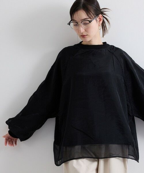 ketty / ケティ カットソー | シアーレイヤードスウェットプルオーバー≪手洗い可能≫ | 詳細20