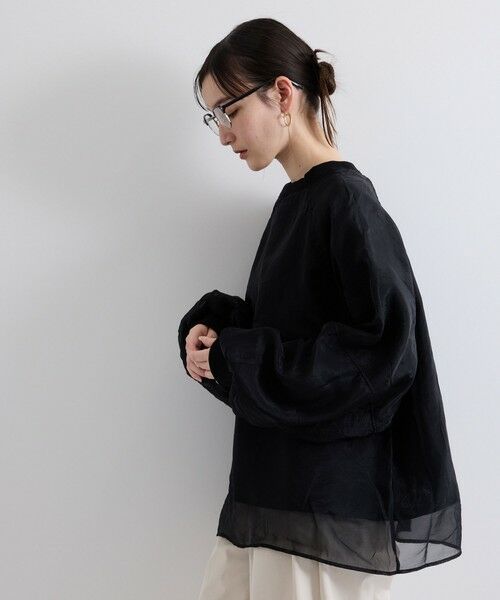 ketty / ケティ カットソー | シアーレイヤードスウェットプルオーバー≪手洗い可能≫ | 詳細21