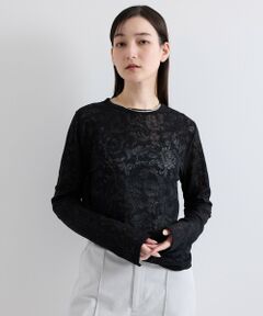 ketty / ケティ カットソー | シアージャカードプルオーバー ≪手洗い可能≫