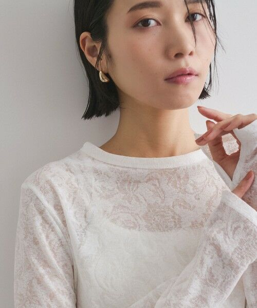 ketty / ケティ カットソー | シアージャカードプルオーバー ≪手洗い可能≫ | 詳細4