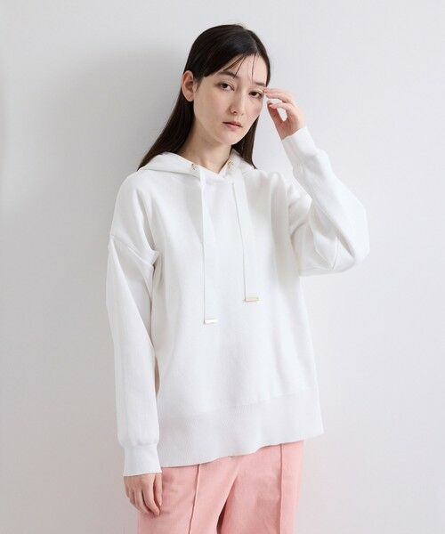 ketty / ケティ ニット・セーター | 軽量ニットプルパーカー≪手洗い可能≫ | 詳細4