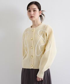 ketty / ケティ カーディガン・ボレロ | ラインスポンディッシュニットカーディガン≪手洗い可能≫