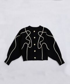 ketty / ケティ カーディガン・ボレロ | ラインスポンディッシュニットカーディガン≪手洗い可能≫