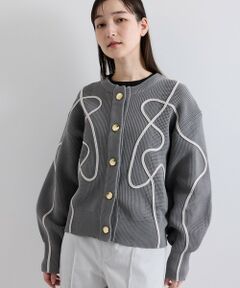 ketty / ケティ カーディガン・ボレロ | ラインスポンディッシュニットカーディガン≪手洗い可能≫