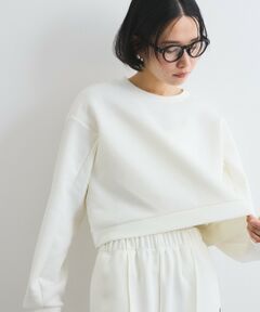 ketty / ケティ カットソー | ダンボールクルーネックプルオーバー≪セットアップ対応/手洗い可能≫