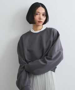 ketty / ケティ カットソー | ダンボールクルーネックプルオーバー≪セットアップ対応/手洗い可能≫