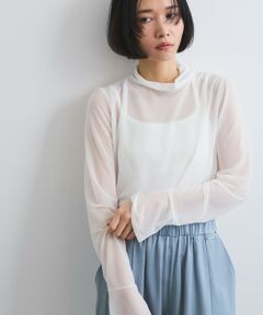 ケティ ketty キーネックポンチトップス≪洗濯機で洗える≫ （ブラック） セール】 キーネックポンチトップス≪洗濯機で洗える