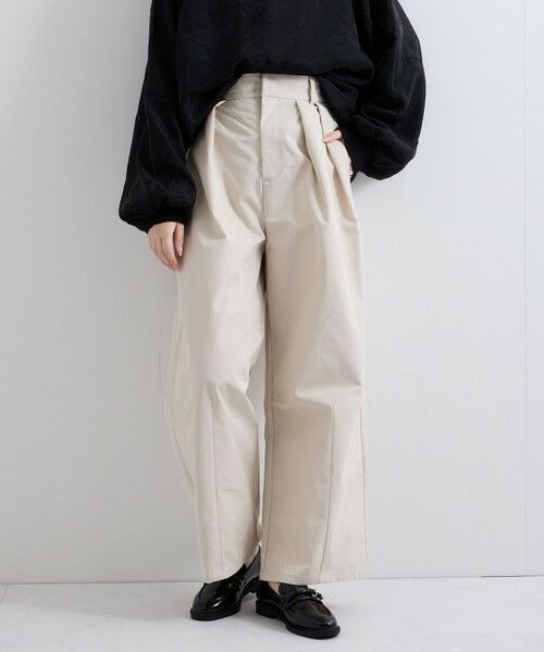 ketty/ケティ ツイルタックカーブパンツ≪手洗い可能≫ オフホワイト M ketty/ケティ ツイルタックカーブパンツ≪手洗い可能≫ オフホワイト M