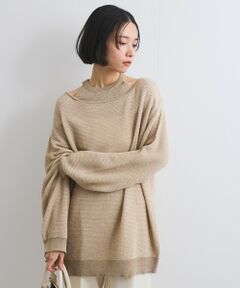 ketty / ケティ ニット・セーター | ラメワッフルレイヤードプルオーバー≪手洗い可能≫