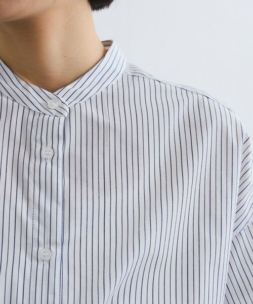 ketty / ケティ シャツ・ブラウス | バンドカラーラメストライプシャツ≪洗濯機で洗える≫ | 詳細5