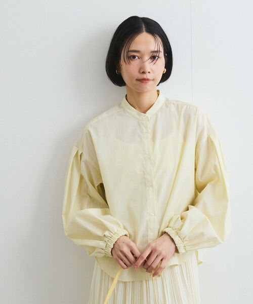 ketty / ケティ シャツ・ブラウス | バンドカラーラメストライプシャツ≪洗濯機で洗える≫ | 詳細8