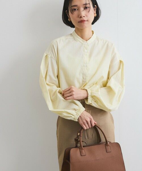 ketty / ケティ シャツ・ブラウス | バンドカラーラメストライプシャツ≪洗濯機で洗える≫ | 詳細11