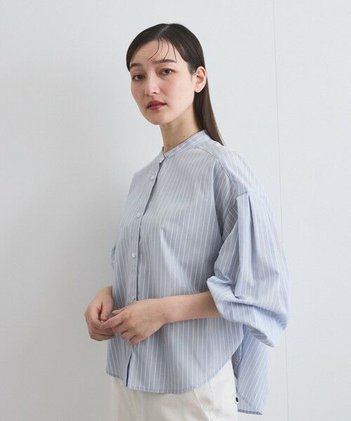 ketty / ケティ シャツ・ブラウス | バンドカラーラメストライプシャツ≪洗濯機で洗える≫ | 詳細16