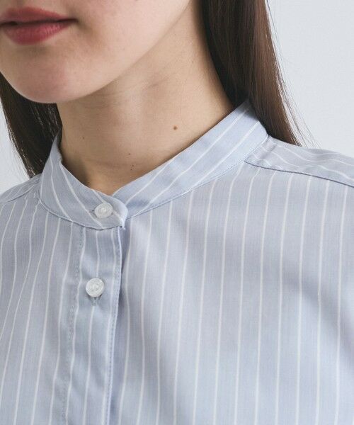 ketty / ケティ シャツ・ブラウス | バンドカラーラメストライプシャツ≪洗濯機で洗える≫ | 詳細18