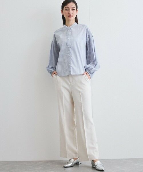 ketty / ケティ シャツ・ブラウス | バンドカラーラメストライプシャツ≪洗濯機で洗える≫ | 詳細19