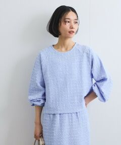 ketty / ケティ シャツ・ブラウス | フリンジジャカードボリュームスリーブブラウス≪セットアップ対応/手洗い可能≫