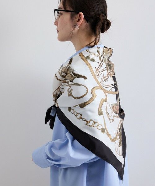 ketty / ケティ マフラー・ショール・スヌード・ストール | ヴィンテージモチーフスカーフ | 詳細1