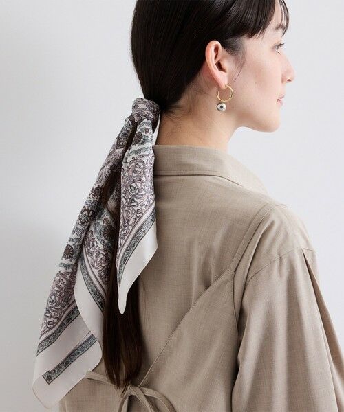 ketty / ケティ マフラー・ショール・スヌード・ストール | サークルペイズリースカーフ | 詳細1