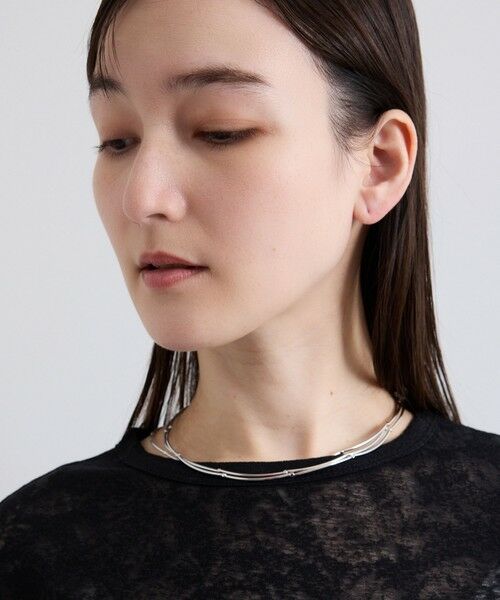 ketty/ケティ 3連モチーフネックレス シルバー系その他 FREE ketty/ケティ 3連モチーフネックレス シルバー系その他 FREE