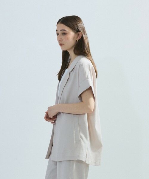 ketty / ケティ テーラードジャケット | リネンライクハーフテーラードジャケット≪手洗い可能≫ | 詳細5
