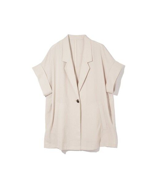 ketty / ケティ テーラードジャケット | リネンライクハーフテーラードジャケット≪手洗い可能≫ | 詳細7