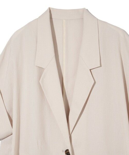 ketty / ケティ テーラードジャケット | リネンライクハーフテーラードジャケット≪手洗い可能≫ | 詳細9