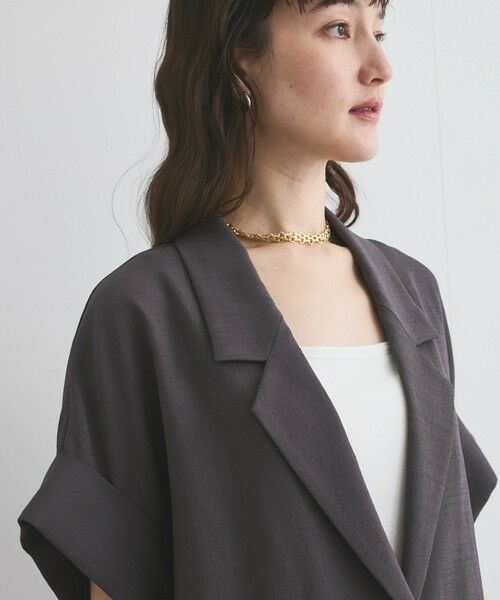 ketty / ケティ テーラードジャケット | リネンライクハーフテーラードジャケット≪手洗い可能≫ | 詳細22