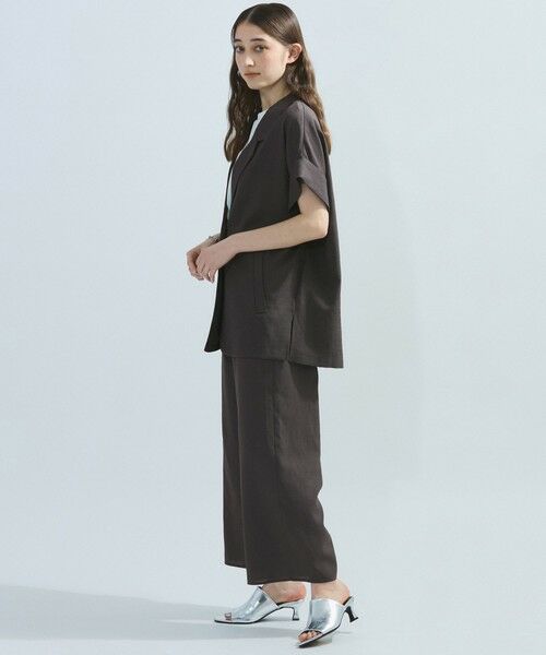 ketty / ケティ テーラードジャケット | リネンライクハーフテーラードジャケット≪手洗い可能≫ | 詳細16