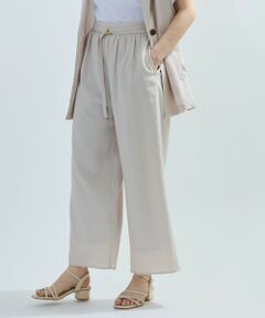 ketty / ケティ その他パンツ | リネンライクタックワイドパンツ≪手洗い可能≫