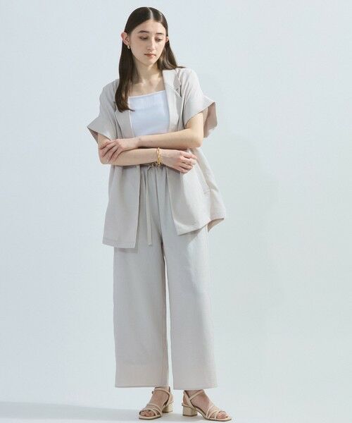 ketty / ケティ その他パンツ | リネンライクタックワイドパンツ≪手洗い可能≫ | 詳細2