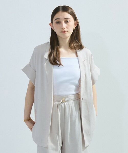 ketty / ケティ その他パンツ | リネンライクタックワイドパンツ≪手洗い可能≫ | 詳細3