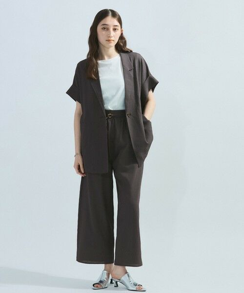 ketty / ケティ その他パンツ | リネンライクタックワイドパンツ≪手洗い可能≫ | 詳細18