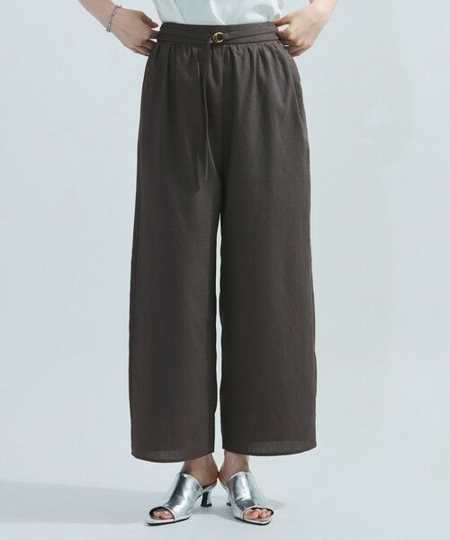 ketty / ケティ その他パンツ | リネンライクタックワイドパンツ≪手洗い可能≫ | 詳細12