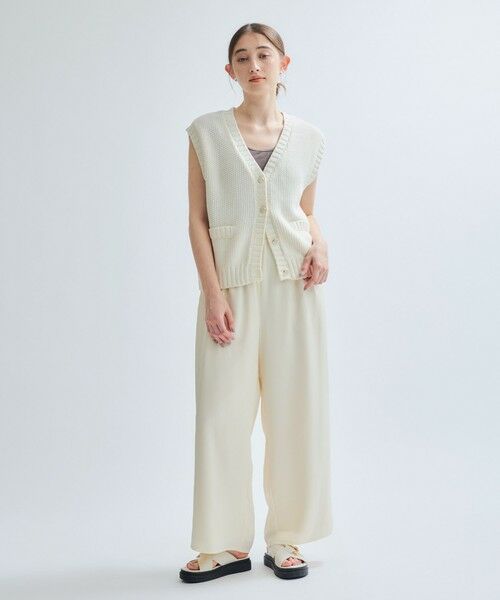 ketty / ケティ その他パンツ | サテンイージーワイドパンツ≪洗濯機で洗える≫ | 詳細21