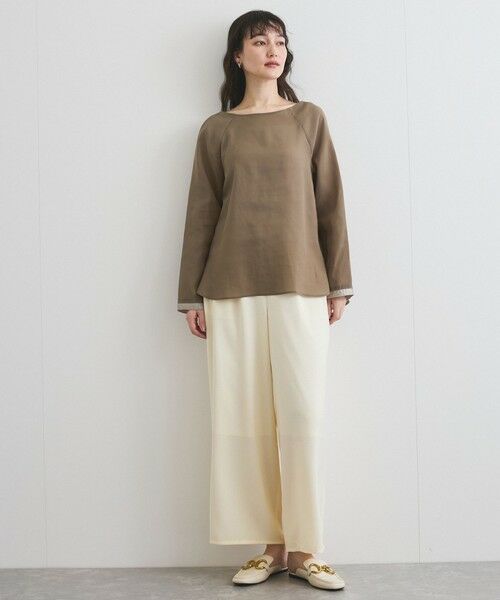 ketty / ケティ その他パンツ | サテンイージーワイドパンツ≪洗濯機で洗える≫ | 詳細4