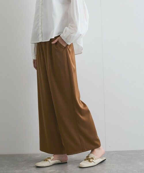 ketty / ケティ その他パンツ | サテンイージーワイドパンツ≪洗濯機で洗える≫ | 詳細25