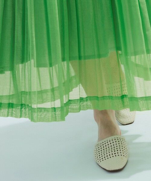 ketty / ケティ ミニ・ひざ丈スカート | シアーリネンライクプリーツスカート≪セットアップ対応/手洗い可能≫ | 詳細11