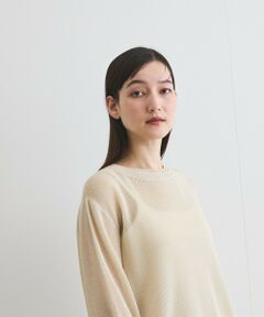 ketty / ケティ ニット・セーター | 麻タッチハイショクプルオーバー≪手洗い可能≫