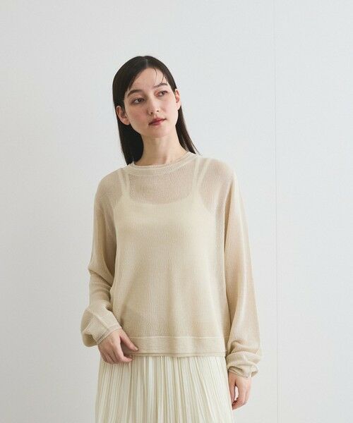 ketty / ケティ ニット・セーター | 麻タッチハイショクプルオーバー≪手洗い可能≫ | 詳細1
