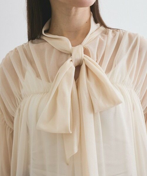 ketty / ケティ シャツ・ブラウス | シアーボウタイギャザーブラウス≪手洗い可能≫ | 詳細9