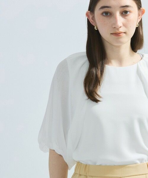 ketty / ケティ シャツ・ブラウス | 【接触冷感】シフォンスリーブブラウス≪洗濯機で洗える≫ | 詳細1