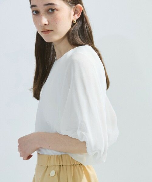 ketty / ケティ シャツ・ブラウス | 【接触冷感】シフォンスリーブブラウス≪洗濯機で洗える≫ | 詳細2