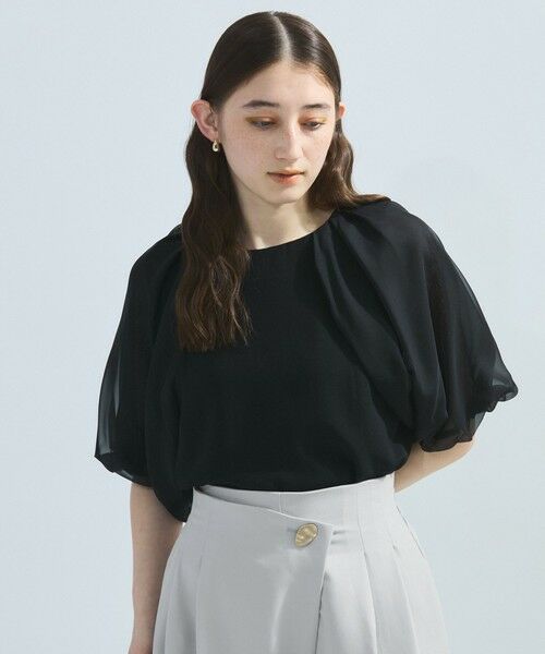 ketty / ケティ シャツ・ブラウス | 【接触冷感】シフォンスリーブブラウス≪洗濯機で洗える≫ | 詳細13