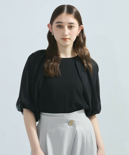 ketty / ケティ シャツ・ブラウス | 【接触冷感】シフォンスリーブブラウス≪洗濯機で洗える≫ | 詳細14