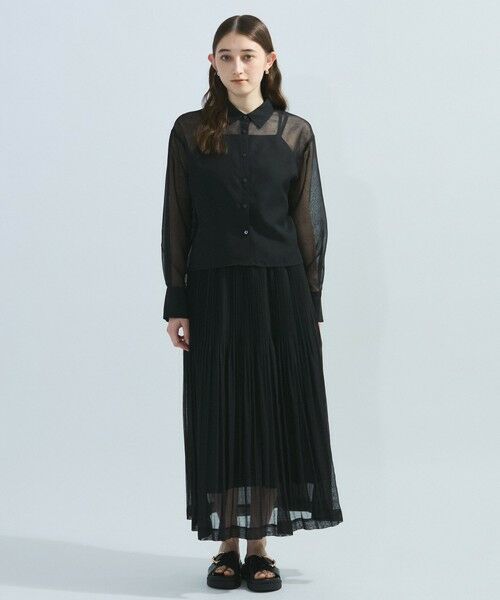 ketty / ケティ シャツ・ブラウス | シアーリネンライクシャツブラウス≪セットアップ対応/手洗い可能≫ | 詳細3