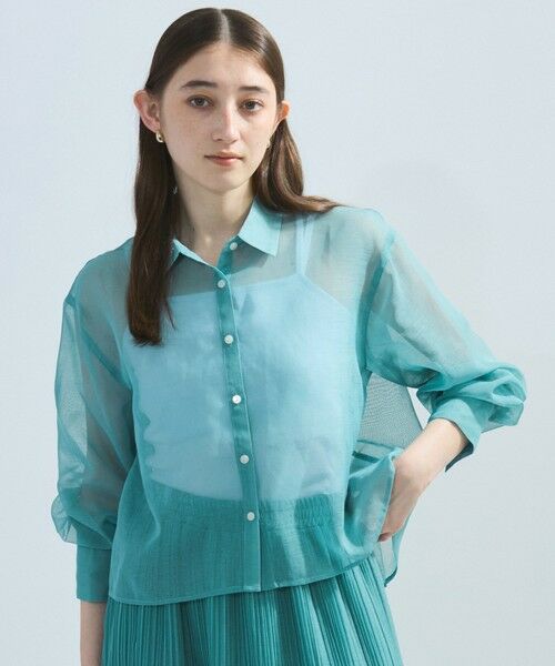 ketty / ケティ シャツ・ブラウス | シアーリネンライクシャツブラウス≪セットアップ対応/手洗い可能≫ | 詳細9