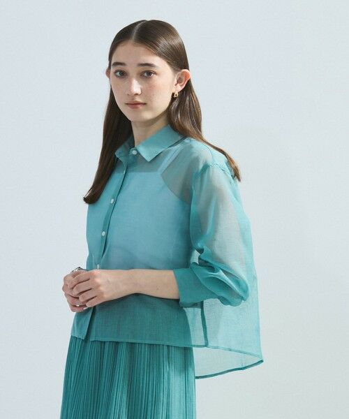 ketty / ケティ シャツ・ブラウス | シアーリネンライクシャツブラウス≪セットアップ対応/手洗い可能≫ | 詳細8