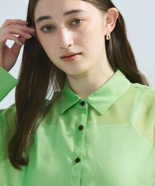 ketty / ケティ シャツ・ブラウス | シアーリネンライクシャツブラウス≪セットアップ対応/手洗い可能≫ | 詳細21