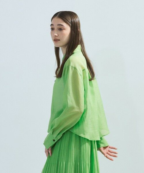 ketty / ケティ シャツ・ブラウス | シアーリネンライクシャツブラウス≪セットアップ対応/手洗い可能≫ | 詳細22