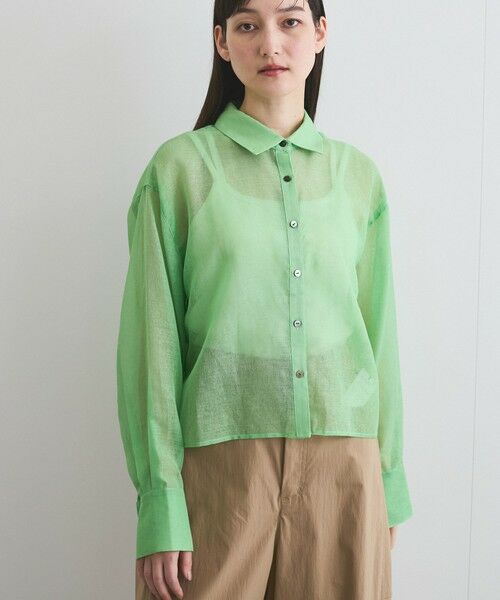 ketty / ケティ シャツ・ブラウス | シアーリネンライクシャツブラウス≪セットアップ対応/手洗い可能≫ | 詳細24